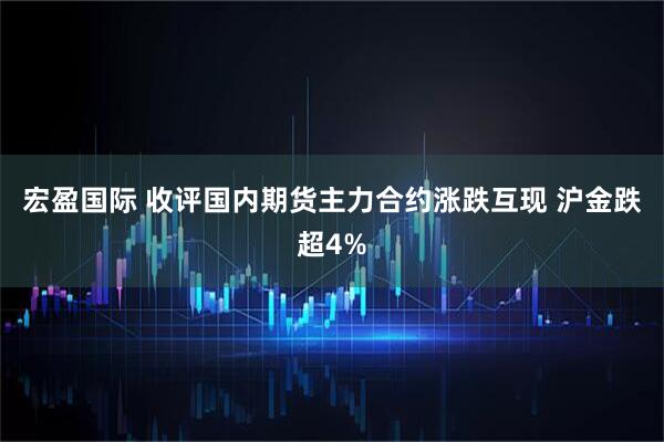 宏盈国际 收评国内期货主力合约涨跌互现 沪金跌超4%